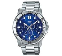 Casio Mtpvd300d2eud 45mm 3atm Quartz Analogical Watch Silver Men