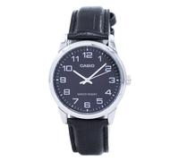 Casio Analog Quartz Black Dial Leather Strap MTP-V001L-1BUDF 30M Mens Watch
