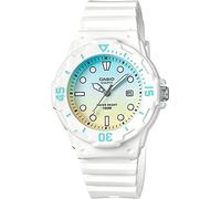 Casio Analog Wristwatch, Women's, Kids, Cheap Casio, Gloss White x Pastel Blue Grade; LRW-200H-2E2V, Bi-directional rotation