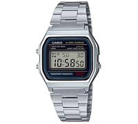 Casio Men's Digital Watch with Stainless Steel Bracelet Watch - A158WA-1DF