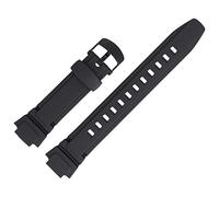 Casio AQ-180 Black Plastic Watch Strap 14mm, 14 millimètres, Plastic