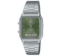 Casio Retro Unisex Watch AQ-230A-3AMQYES Green Dial