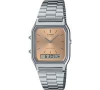 Casio Unisex's Analogue-Digital Quartz Watch with Stainless Steel Strap AQ-230A-4AMQYES