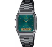 Casio AQ-230EGG-3AEF Timeless Collection 30mm 1ATM Quartz Unisex Green Silver
