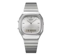 Casio AQ-240E-7AVEF Vintage Square Dial & Stainless Steel Bracelet Watch