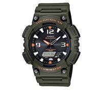 Casio AQ-S810 Series Tough Solar Analog Digital Quartz Wristwatch, Men's, Overseas Model, Military Green AQ-S810W-3AV