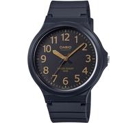 Casio Men Ladies Watch Black Rubber Strap Analogue MW-240-1B2VDF