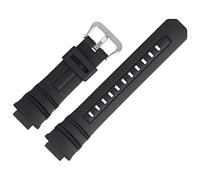 Casio AW-591 Replacement Watch Strap 25 mm Plastic Black, black, 205 mm, Classic