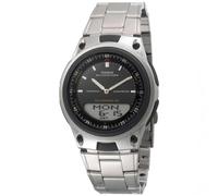 CASIO AW-80D-1A Analog Digital Watch Telememo Black Dial