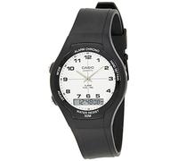 Casio AW90H Analog Digital Sport Watch, Black/White, 39, Digital