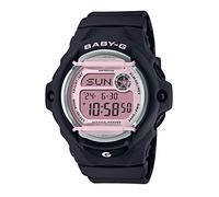 Casio BG-169U-1CJF [Baby-G BG-169 Series with Front Protector] Ladies' Watch Japan Import Feb 2023 Model, black / pink, Compact
