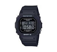 Casio BGD565-1 Women's Classic Black Alarm Chronograph Baby G Shock Watch, Black, Chronograph