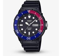 Casio Black Classic Blue & Red Bezel Watch MRW-230H-1E2VEF
