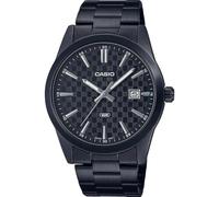 Casio Standard Analog Black Ion Plated Stainless Steel Black Dial Quartz MTP-VD03B-1A Men's Watch
