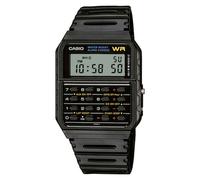 Casio CA-53W-1ER Standard Calculator Black Rectangular Dial Black Resin Strap Watch