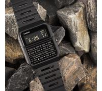 Casio CA-53WF-1B Black Calculator Digital Watch, Dual Time, Vintage, Unisex