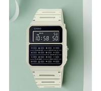 Casio CA-53WF-8B White Calculator Digital Watch, Dual Time, Vintage, Unisex