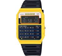 Casio CA-53WPC-1B Digital Watch, 8-Digit Calculation Function, PAC-MAN Collaboration Model, Biomass Resin Band, Unisex, Yellow x Black, Overseas Model