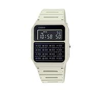 Casio CA53W Vintage Series | Data Bank | 1/100 SEC Stopwatch | Water Resistant | 8 Digit Calculator | Dual Time | Resin Band | Resin Case | Auto Calendar | Daily Alarm | 5 Year Battery, Grey, CA-53WF