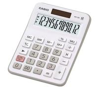Casio Calculator Basic 12 Digit Display Advanced Desk Calculator White MX-12B-WE