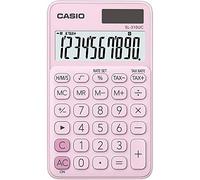 CASIO Calculator SL-310UC, 10 Digits, Trendy Colours, Tax Calculation, Thousands Subdivision, Solar/Battery Operated