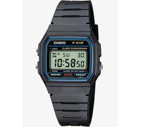 Casio CASIO Collection Men Digital Black Plastic Strap Watch F-91W-1XY