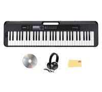 Casio Casiotone CT-S300 61-Key Keyboard Bundle with Headphones, Austin Bazaar Instructional Video and Polishing Cloth