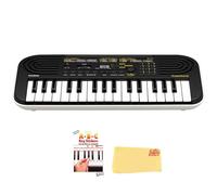 Casio Casiotone SA 32-Key Mini Keyboard Bundle with Key Stickers and Austin Bazaar Polishing Cloth