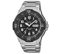 Casio Casual Watch MRW-200HD-1BVEF, Silver/Black