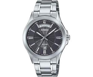 CASIO CELESTIA CLASSIC Men's Quartz Movement Watch, Analog Display and Stainless Steel Strap - MTP-1381D-8AVDF, Silver
