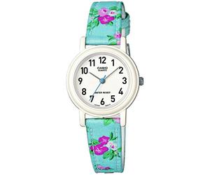 CASIO Children's Quartz Watch with White Dial Analogue Display and Multicolour Other Strap LQ-139LB-2B2ER