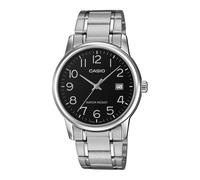 Casio Classic 37mm Silver Men's Black Analogue Watch MTP-V002D-1BUDF