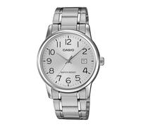 Casio Classic 37mm Silver Men's Silver Analogue Watch MTP-V002D-7BUDF