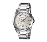 Casio Classic Analog Stainless Steel Silver Dial Quartz MTP-1370D-7A2 Mens Watch