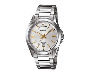 Casio Classic Silver Dial Quartz Dress Stainless Steel Men's Watch MTP-1370D-7A2