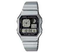CASIO Collection A130WE-1A Unisex Vintage Digital Watch Steel