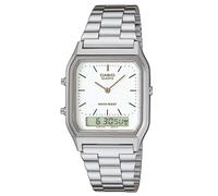 Casio Collection Edgy Watch Ana-Digi Silver/White AQ-230A-7DMQYES