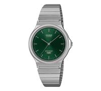 Casio Collection Gents Green Dial 35mm Watch MQ-24DA-3AEF Silver 35 mm