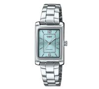 CASIO Collection LTP-1234DD-2A Women's Tonneau Watch with Blue Dial