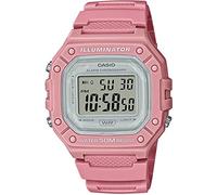Casio Women's Digital Quartz Watch with Plastic Strap W-218HC-4AVEF