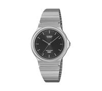 Casio Collection Mens Watch with Black Dial and Silver Strap MQ-24DA-1AEF