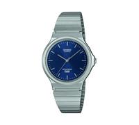 Casio Collection Mens Watch with Blue Dial and Silver Strap MQ-24DA-2AEF