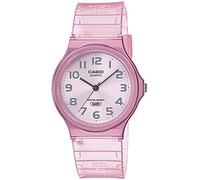 Casio Collection MQ-24 Resin Wristwatch, Clear, Clear Pink, 1個, Newest Model, clear pink, 1個, Newest model
