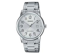 CASIO Collection MTP-V002D-7B Quartz Watch Steel Bracelet SIlver Dial Date
