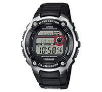 Casio Collection Standard Digital Resin Series Wristwatches (5/10/20 ATM Water Resistant), Black (20 ATM waterproof/radio wave), 1個, Newest model, Black (20 ATM waterproof/radio wave), 1個, Newest
