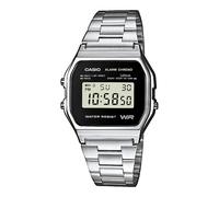 Casio Collection Unisex's Silver Watch A158WEA-1EF Stainless Steel (archived) - One Size