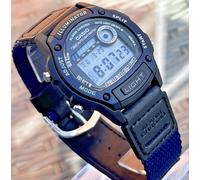CASIO COLLECTION W-220HF-2AVDF MENS NAVY BLUE CHRONO DIGITAL MULTI DIAL WATCH