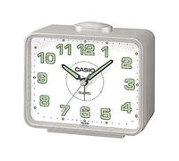 Casio Collection Wake Up Timer Analog Alarm Clock-TQ-218-8EF, Grey