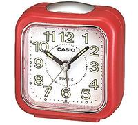 Casio Collection Wake Up Timer Digital Alarm Clock TQ-142-4EF, Red, Regular