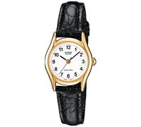 Casio Collection WoMens Black Watch LTP-1154PQ-7BEG Leather (archived) - One Size